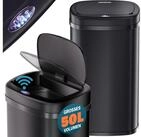 monzana M&uuml;lleimer, 50 L Automatik Sensor M&uuml;lleimer LED Display M&uuml;llbeh&auml;lter