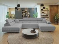 MIRJAN24 Wohnlandschaft Torezio Bis Cord, mit Bettkasten und Schlaffunktion,
