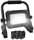 ANSMANN AG LED Baustrahler LED Strahler kompatibel mit 18V Akkupacks inkl. 3 Adapter