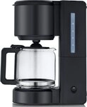 WMF Filterkaffeemaschine Stelio Deep Black, 1,25l Kaffeekanne, Papierfilter...