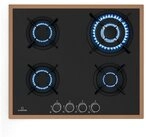 Klarstein Induktions-Kochfeld Lumiflame CP11-KL-LF-60cm-Bl, Gaskochfeld 4 Brenner Klarstein Induktions-Kochfeld Lumiflame CP11-KL-LF-60cm-Bl, Gaskochfeld 4 Brenner