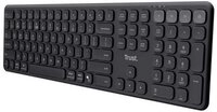 Trust Vaiya Kabellose Tastatur f&uuml;r mehrere Ger&auml;te, Schwarz Tastatur