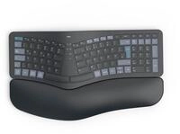 Hama Ergonomische Tastatur (kabellos, Multi Device, 2x Bluetooth, 1x Funk)