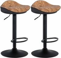 CLP Barhocker Alisson (Set, 2er), 360&deg; drehbar, mit Trompetenfu&szlig;