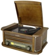 Soundmaster &reg; Nostalgieplattenspieler mit Direktencoding 10392 Plattenspieler