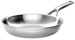 KitchenAid Bratpfanne CC003243-001, Edelstahl, Antihaft, alle Herdarten, langlebig,