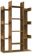 vidaXL B&uuml;cherregal NA B&uuml;cherregal R&auml;uchereiche 86x25,5x140 cm Spanplatte