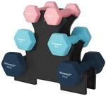 SONGMICS Hantel-Set Kurzhanteln, Hantel Set 12kg, Hexagon, Neopren Hanteln