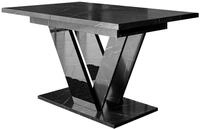MIRJAN24 Esstisch Dubai (Ausziehbar - 1x Einlegeplatte), 120-160x80x76 cm,...