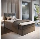 Masseno Boxbett GLOS 90x200 cm mit Bonell Matratze und Topper, Einzelbett,