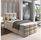 Masseno Boxbett AMON 100x200 cm mit Bonell Matratze und Topper, Einzelbett,