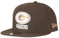 New Era Snapback Cap 9Fifty WALNUT Green Bay Packers