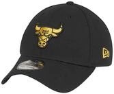 New Era Flex Cap 39Thirty Stretch Chicago Bulls gold