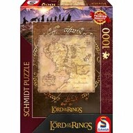 Schmidt Spiele Puzzle Herr der Ringe Middle Earth 1000 Teile, 1000 Puzzleteile