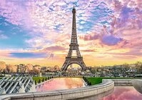Trefl Puzzle UFT Romantic Sunset: Eiffel Turm, 1000 Puzzleteile