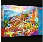 Trefl Puzzle Tea Time: Visit Santorini, 1000 Puzzleteile