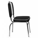 FINEBUY Esszimmerstuhl American Diner Stuhl 50er Jahre Retro M&ouml;bel Stuhl...