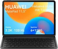 Huawei MatePad 11,5", 6 GB + WiFi inklusive H&uuml;lle mit Tastatur Tablet (11,5", 128