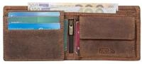 Benthill Geldb&ouml;rse Herren Echtleder RFID Portemonnaie Slim Gelbeutel Vintage Leder,