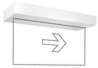 ESYLUX Laterne ESYLUX LED-Notleuchte ws 3h, f.AP-/Deckenmon. SLXELLED#EN10077371