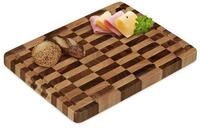 relaxdays Schneidebrett Massives Schneidebrett aus Akazienholz, Holz, (1-St)