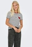 ONLY Kurzarmshirt ONLHEART LIFE S/S TEE JRS NOOS
