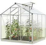 GFP Gew&auml;chshaus Jasmin 3, inkl. Alu-Fundamentrahmen & automatischem...