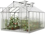 GFP Gew&auml;chshaus Orchidee 5, inkl. Alu-Fundamentrahmen & automatischem...