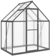 vidaXL Gew&auml;chshaus Gew&auml;chshaus mit Fundamentrahmen Anthrazit 169x114x195 cm...