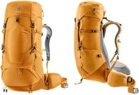 deuter Trekkingrucksack Aircontact Lite 40 +10 Liter leichter Trekkingrucksack gelb