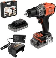Black + Decker Akku-Schrauber Akku-Bohrschrauber 18 V 2.0 Ah Li-Ion inkl. 2....