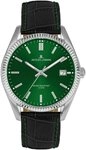 Jacques Lemans Quarzuhr Derby 50-3T, Armbanduhr, Herrenuhr, Damenuhr, Lederarmband,