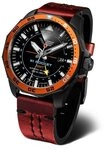 Vostok Europe Automatikuhr Rocket N1 &ndash; 46 mm Herrenuhr mit schwarzem Zifferblatt