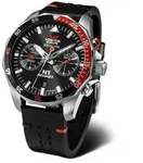 Vostok Europe Chronograph Rocket N1 &ndash; Herrenuhr, 46 mm Geh&auml;use, schwarzes