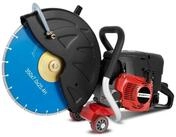 EBERTH Winkelschleifer Benzin Trennschleifer Motorflex f&uuml;r Nass- und Trockenschnitt,