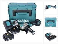 Makita Akku-Winkelschleifer DGA 521 RTX1J Akku Winkelschleifer 18 V 125 mm...
