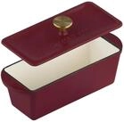 Mahlzeit Br&auml;ter Gusseisen, mit Deckel emailliert, 3 Liter, Dark Cherry,...
