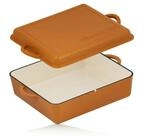 Mahlzeit Br&auml;ter Gusseisen emailliert, 10,5 L, Sunny Orange, Br&auml;ter 2in1 mit...