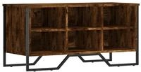vidaXL Schuhregal Schuhregal R&auml;uchereiche 90x38x45,5 cm Holzwerkstoff, 1-tlg.