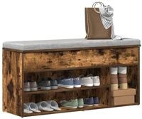 vidaXL Schuhschrank NA Schuhbank R&auml;uchereiche 102x30,5x45 cm Spanplatte