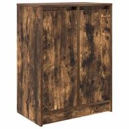 vidaXL Schuhregal Schuhschrank R&auml;uchereiche 57x34x76 cm Holzwerkstoff, 1-tlg.