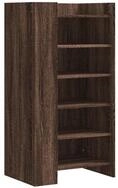 vidaXL Schuhregal Schuhschrank Braun Eichen-Optik 52x37,5x100 cm Holzwerkstoff,