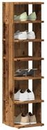 vidaXL Schuhschrank NA Schuhregal Schuhschr&auml;nke 2 Stk Altholz-Optik 28x27x102...