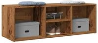 vidaXL Schuhschrank NA Schuhregal Schuhbank Altholz-Optik 105x35x35 cm...