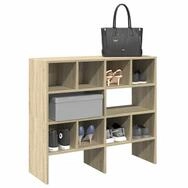 vidaXL Schuhschrank Schuhregale 2 Stk. Stapelbar Sonoma-Eiche 89,5x30x40 cm