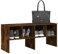 vidaXL Schuhschrank Schuhregal Stapelbar R&auml;uchereiche 89,5x30x40 cm