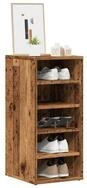 vidaXL Schuhschrank Schuhschr&auml;nke 2 Stk. Altholz-Optik 32x35x70 cm...