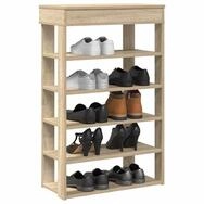 vidaXL Schuhschrank NA Schuhregal Sonoma-Eiche 60x30x98 cm Spanplatte