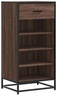vidaXL Schuhregal Schuhregal Braun Eichen-Optik 48x38x97,5 cm Holzwerkstoff,...