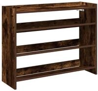 vidaXL Schuhregal Schuhregal R&auml;uchereiche 80x25x62 cm Holzwerkstoff, 1-tlg.